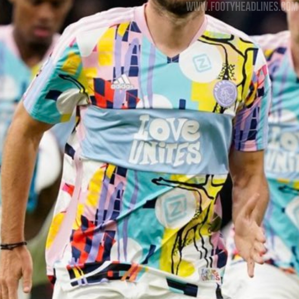 Adidas X Ajax Love Unites Limited Edition Soccer Euro Football Jersey Men's L